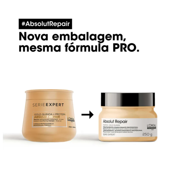 Máscara de tratamento L'Oréal Professionnel Absolut Repair - 250 g - Imagem 3