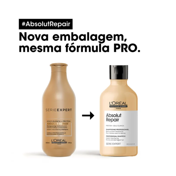 Shampoo L’Oréal Professionnel Absolut Repair - 300 ml - Imagem 3
