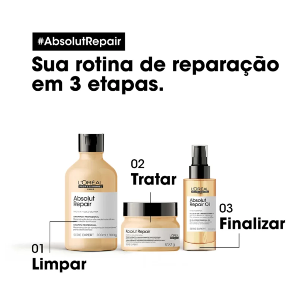 Shampoo L’Oréal Professionnel Absolut Repair - 300 ml - Imagem 4