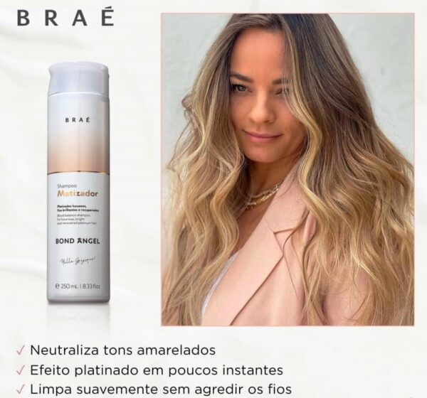 Shampoo Matizador Braé Bond Angel - 250 ml - Imagem 3