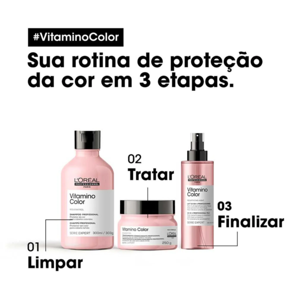 Shampoo L'Oréal Professionnel Vitamino Color Resveratrol - 300 ml - Imagem 3