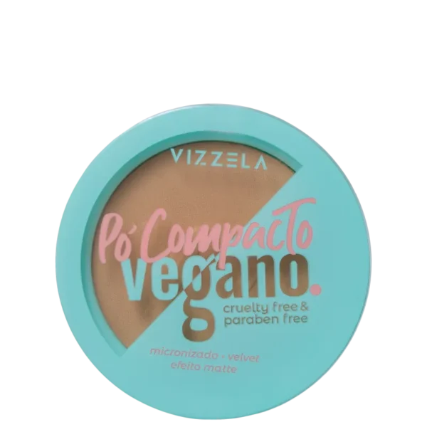 Pó Compacto Vegano Vizzela Cor 06 - 9g