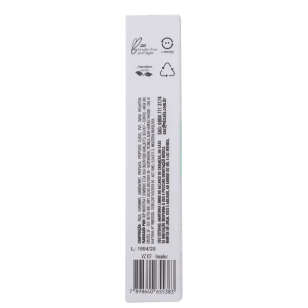 Máscara Para Cílios Vizzela Incolor - 5 g  - Imagem 4