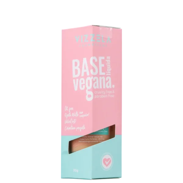 Base Líquida Vegana Vizzela Cor 07 - 30g - Imagem 4