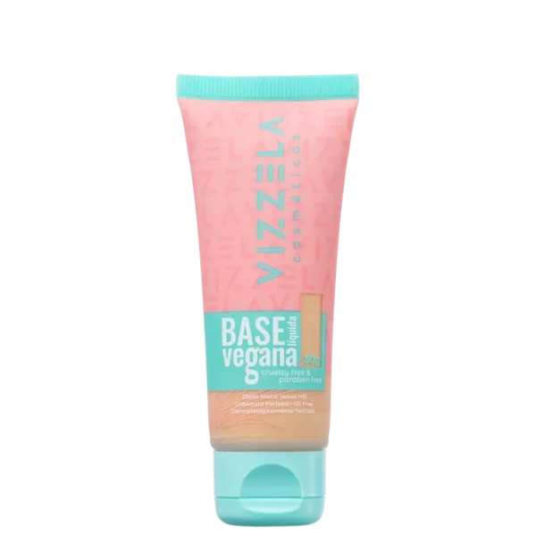 Base Líquida Vegana Vizzela Cor 07 - 30g