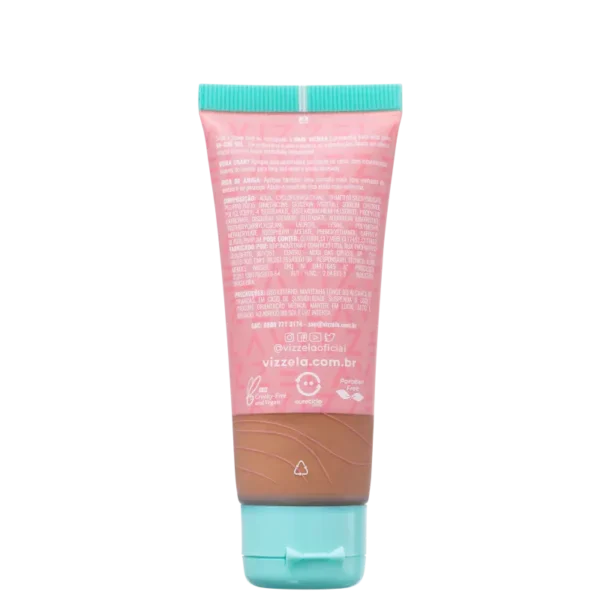 Base Líquida Vegana Vizzela Cor 15 - 30g - Imagem 2