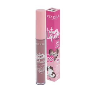 Batom Líquido Vizzela Dog Lovers Cor 02 - Shih Tzu