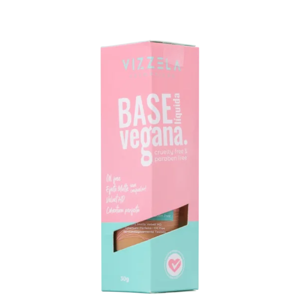 Base Líquida Vegana Vizzela Cor 13 - 30g - Imagem 3