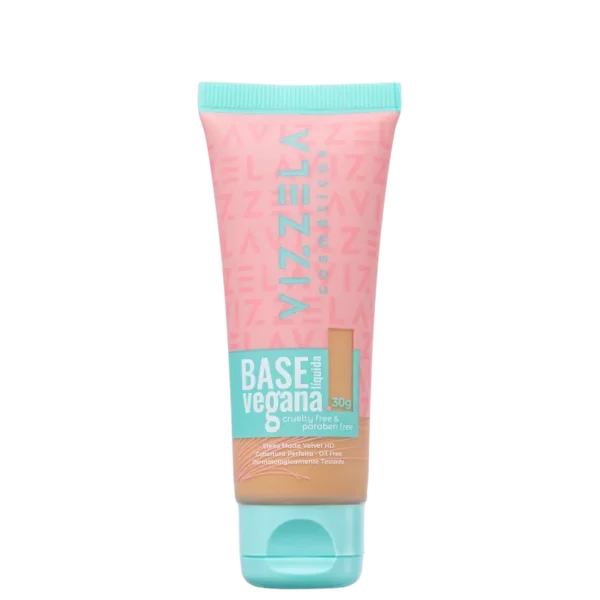 Base Líquida Vegana Vizzela Cor 12 - 30g