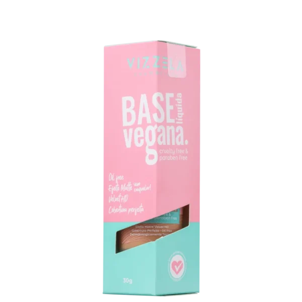 Base Líquida Vegana Vizzela Cor 10 - 30g - Imagem 4