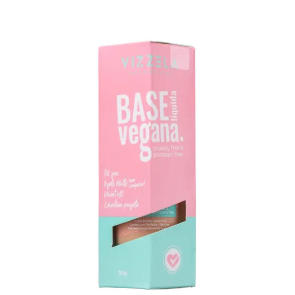 Base Líquida Vegana Vizzela Cor 08 - 30g - Imagem 3