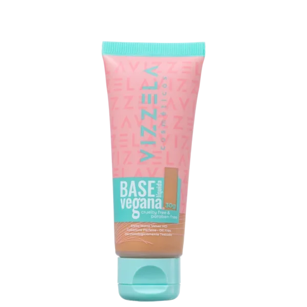Base Líquida Vegana Vizzela Cor 14 - 30g