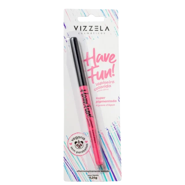 Lapiseira Para Olhos Rosa Vizzela Have Fun! - 0,24 g - Imagem 3