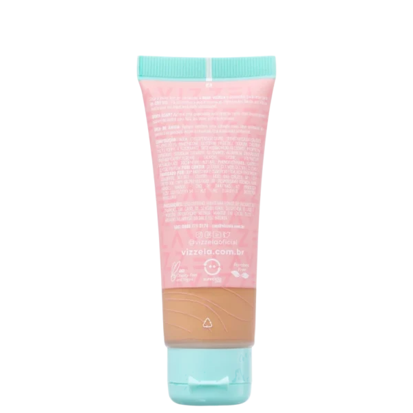 Base Líquida Vegana Vizzela Cor 11 - 30g - Imagem 2