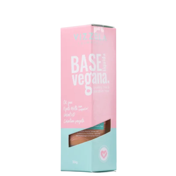 Base Líquida Vegana Vizzela Cor 14 - 30g - Imagem 4