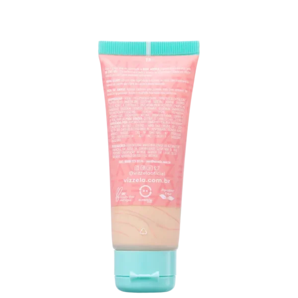 Base Líquida Vegana Vizzela Cor 01 - 30g - Imagem 2