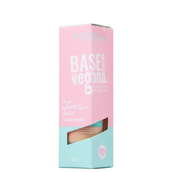 Base Líquida Vegana Vizzela Cor 05 - 30g - Imagem 4