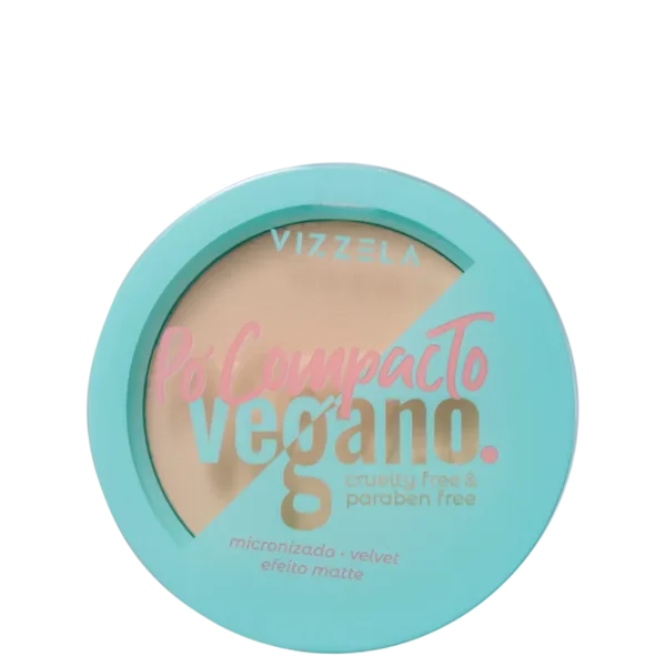 Pó Compacto Vegano Vizzela Cor 02 - 9g