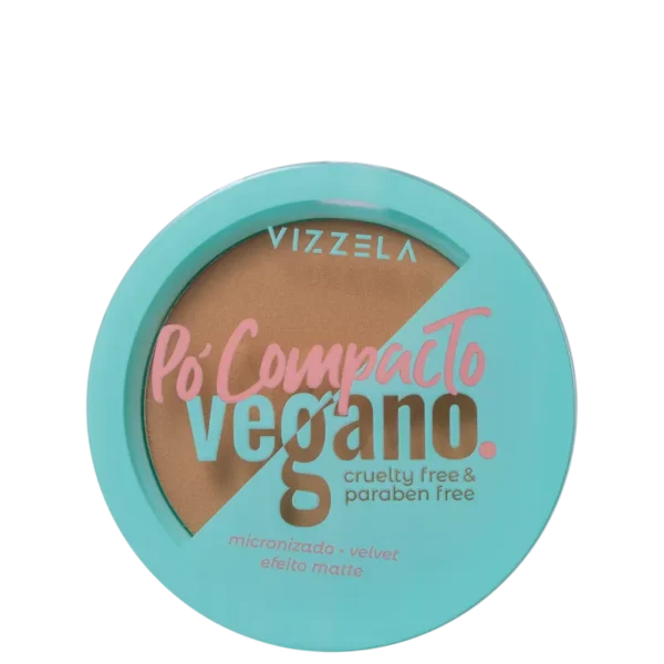 Pó Compacto Vegano Vizzela Cor 07 - 9g