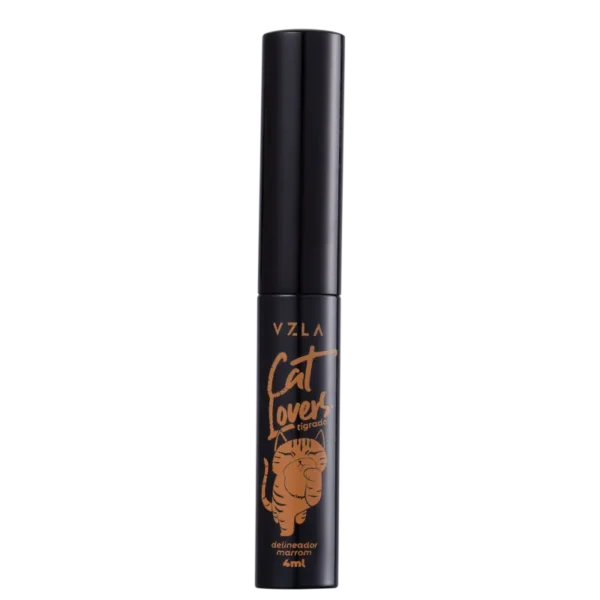 Delineador Líquido Vizzela Cat Lovers Marrom - 4ml - Imagem 2