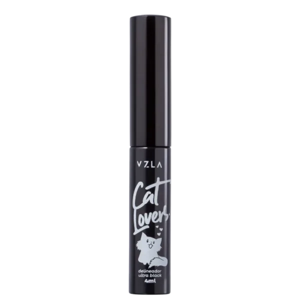 Delineador Líquido Vizzela Cat Lovers Ultra Black - 4 ml - Imagem 2