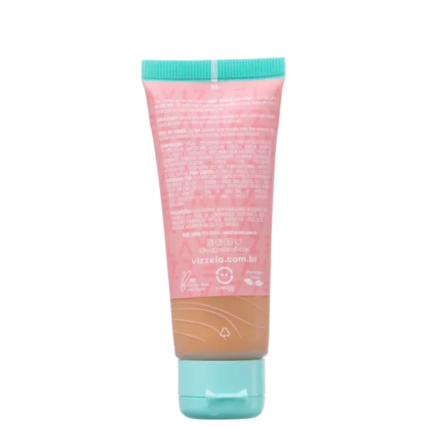 Base Líquida Vegana Vizzela Cor 14 - 30g - Imagem 2