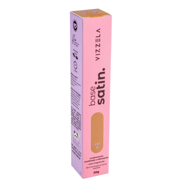 Base Líquida Vizzela Satin Cor 11 - 30g - Imagem 3