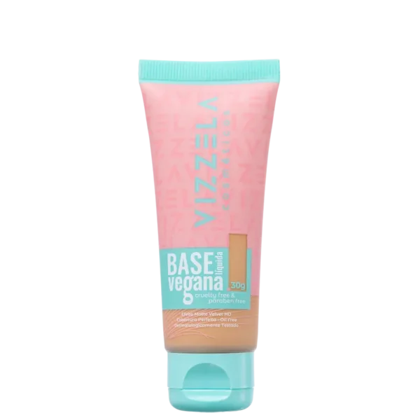 Base Líquida Vegana Vizzela Cor 10 - 30g
