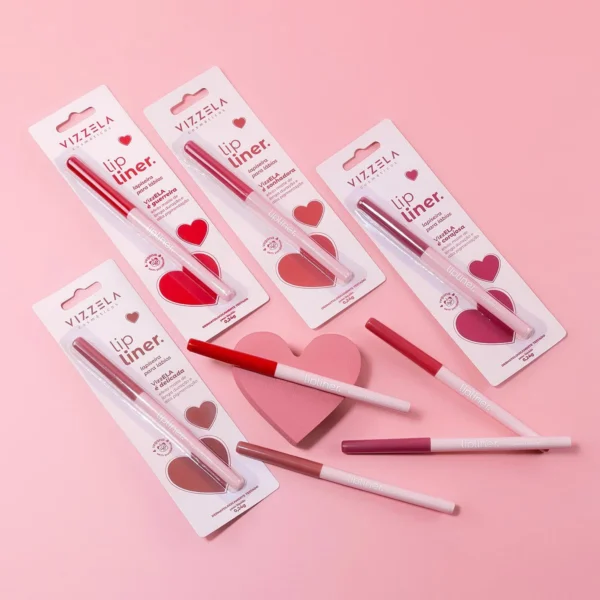 Lapiseira Labial Vizzela Lip Liner Cor 01 Delicada - 0,24g - Imagem 3