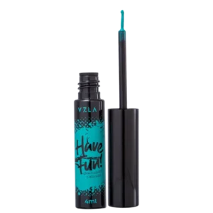 Delineador Líquido Verde Vizzela Have Fun! - 4 ml