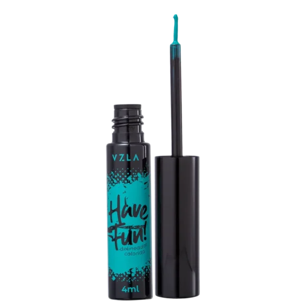 Delineador Líquido Verde Vizzela Have Fun! - 4 ml