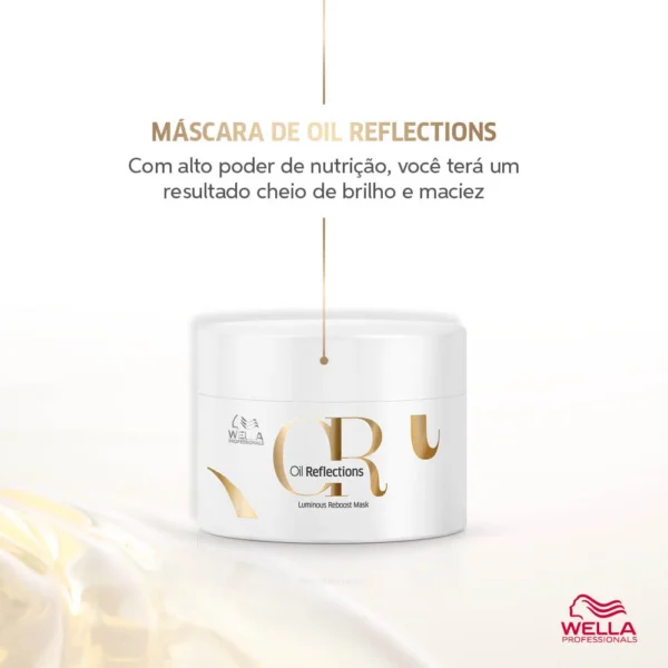 Máscara Capilar Wella Professionals Oil Reflections Luminous Reveal - 150ml - Imagem 4