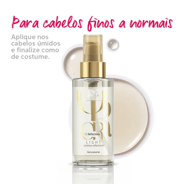 Óleo Capilar Wella Professionals Oil Reflections Reflective Light - 30ml - Imagem 2