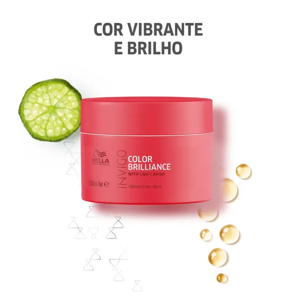 Máscara Capilar Wella Professionals Invigo Color Brilliance - 150ml - Imagem 5