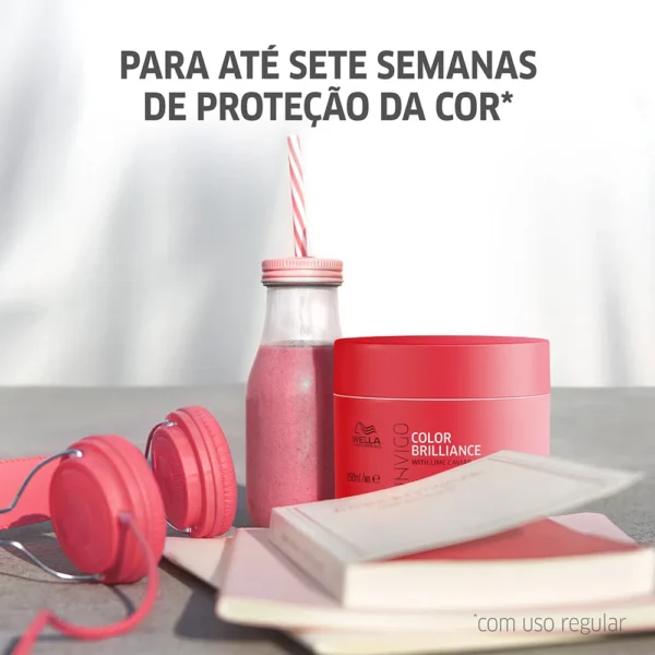Máscara Capilar Wella Professionals Invigo Color Brilliance - 150ml - Imagem 6