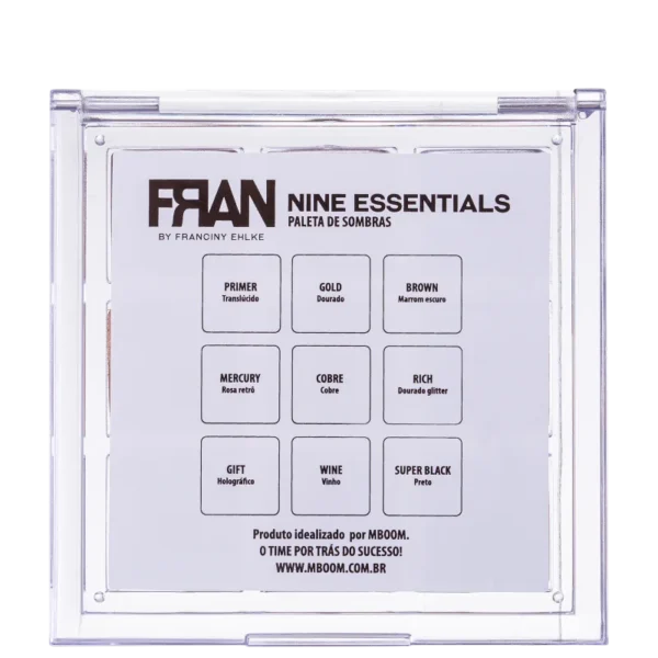 Fran by Franciny Ehlke Nine Essentials Paleta de Sombras - 7g - Imagem 2