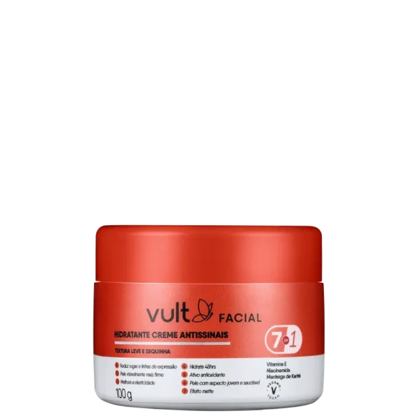 Vult Facial Creme Antissinais Hidratante Facial - 100g