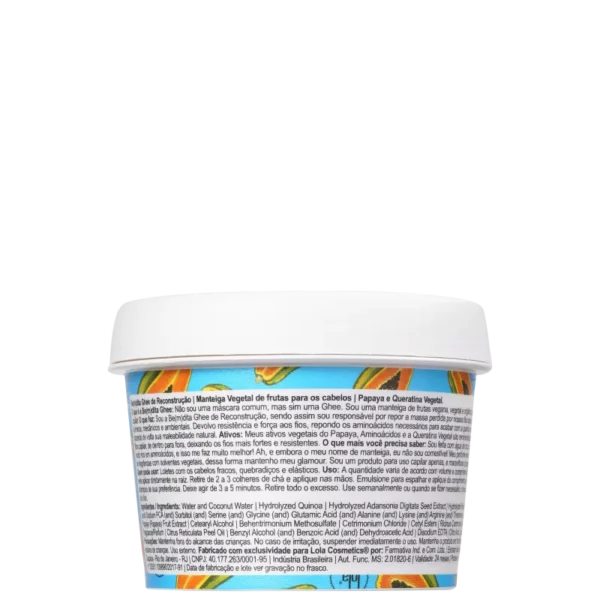 Lola Cosmetics Be(M)dita Ghee Reconstrução Máscara Capilar - 100g - Imagem 3