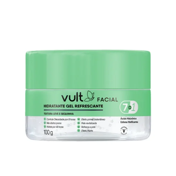 Vult Facial Gel Hidratante Facial Refrescante - 100g