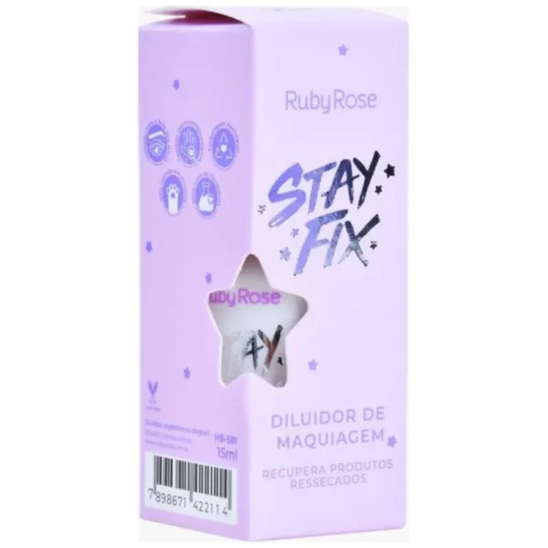 Ruby Rose Stay Fix Diluidor de Maquiagem - 15ml - Imagem 2