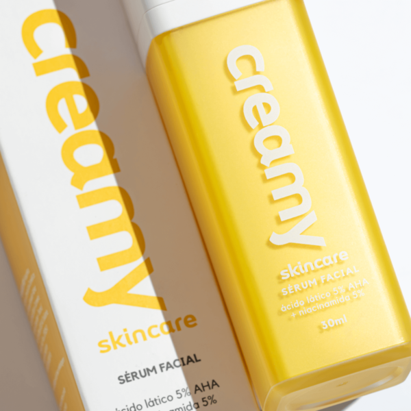Creamy Skin Care Sérum Facial Ácido Lático - 30ml - Imagem 3