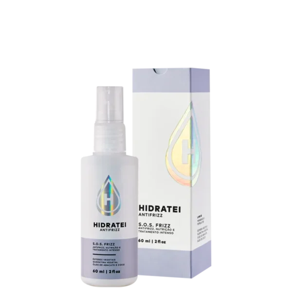 Hidratei Antifrizz S.O.S Frizz Máscara Capilar Líquida - 60ml