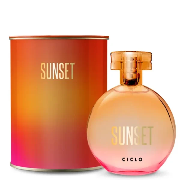 Sunset Ciclo Cosméticos Deo Colônia Lata Perfume - 100ml