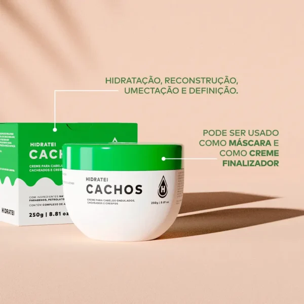 Creme Capilar Hidratei Cachos - 250g - Imagem 3