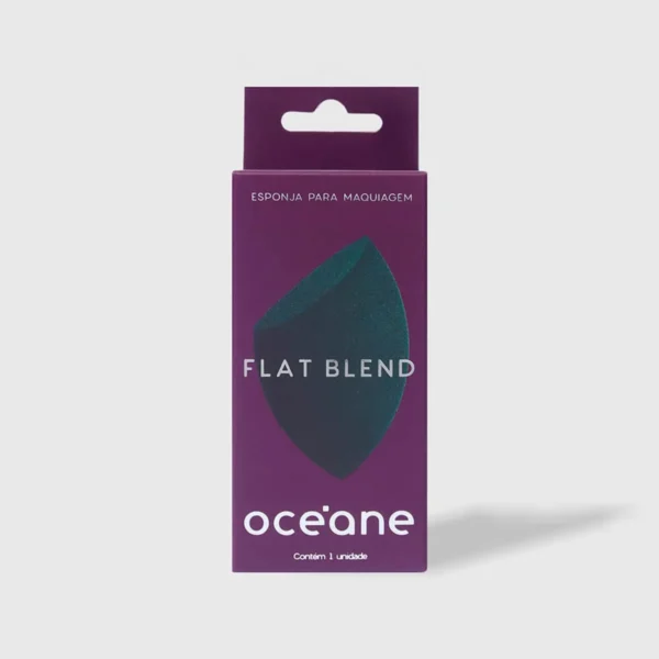 Esponja de Maquiagem Flat Blend Verde Océane - 1Un - Imagem 2