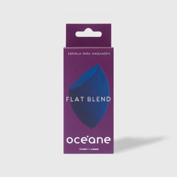 Esponja de Maquiagem Flat Blend Azul Océane - 1Un - Imagem 2