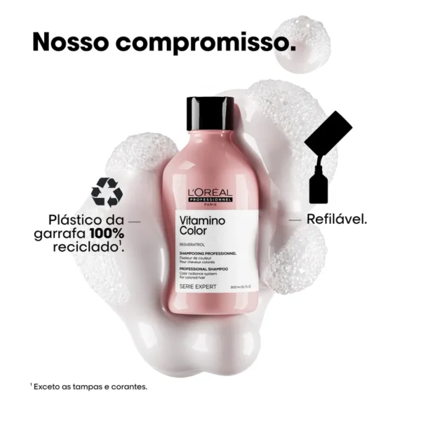 Shampoo L'Oréal Professionnel Serie Expert Vitamino Color Resveratrol Refil - 240ml - Imagem 3