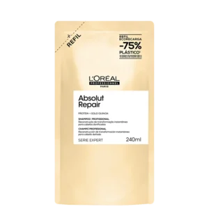 Shampoo L'Oréal Professionnel Serie Expert Absolut Repair Gold Quinoa + Protein Refil -  240ml