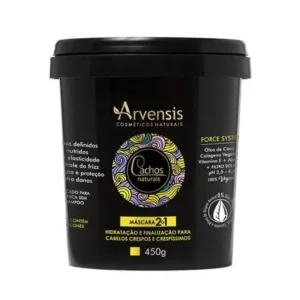 Máscara Capilar Arvensis Cachos Naturais Crespos e Crespíssimos 2x1 - 450g