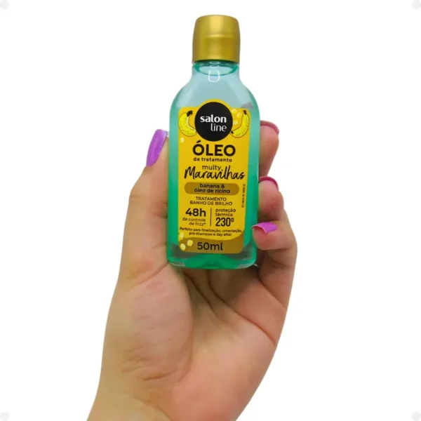 Óleo Salon Line Multy Maravilhas Banana e Óleo de Rícino 50ml - Imagem 3